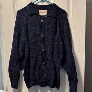 Misha & Puff Adult Polo Cardigan in ink